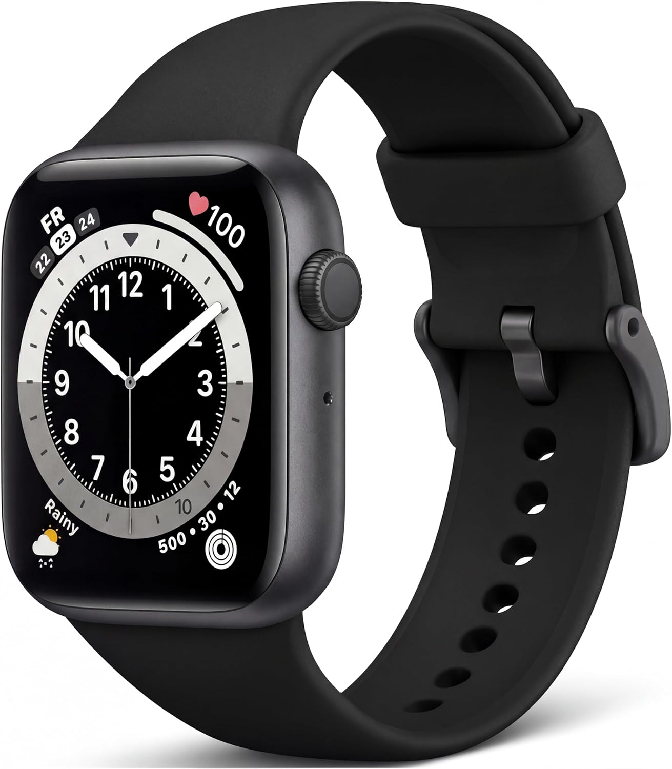 Smartwatch Damen Herren, 1,83 Zoll HD Fitnessuhr & Fitness-Tracker mit Schrittzähler, Blutdruckmessgerät, Herzfrequenzmesser, Telefonfunktion, Schlaf-Tracker, 120+ Sportmodi, IP68 wasserdichter Sport