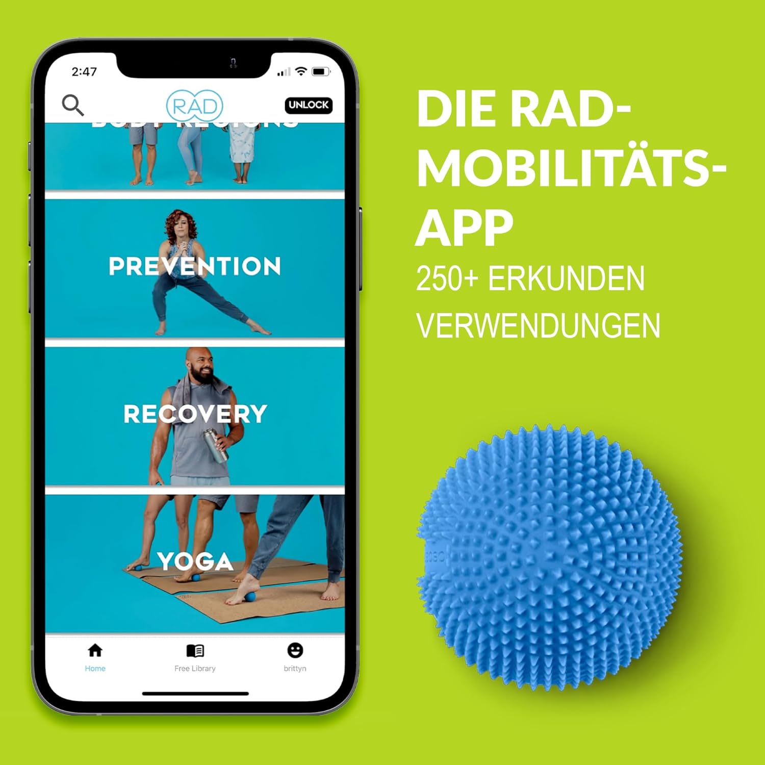 Rad Faszienball Neuroball – Bild 7