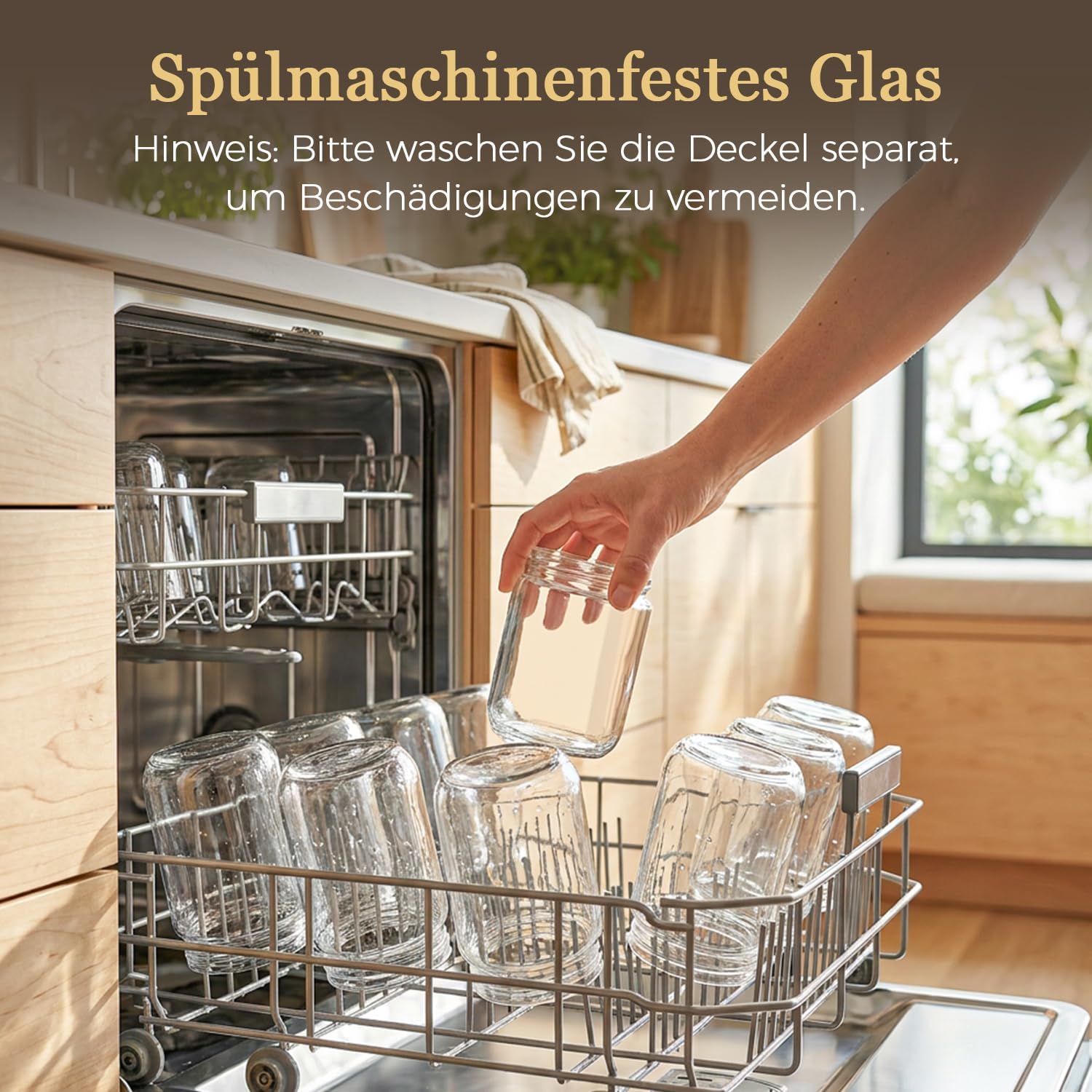 ComSaf Müslibecher zum Mitnehmen, Overnight-Oats-Gläser, Joghurtbecher zum Mitnehmen mit doppellagigem Design, Trocken- und Nasstrennung, Müslibecher zum Mitnehmen, Meal-Prep-Gläser mit Deckel für Joghurt – Bild 6