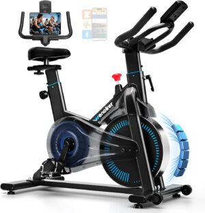 Wenoker Heimtrainer Fahrrad mit ver...