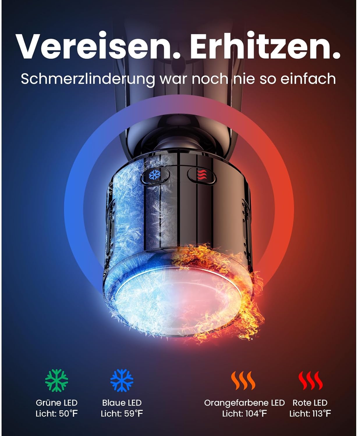 Bob und Brad Q2 Pro Mini-Massagepistole mit Wärme und Kälte, Massagepistole im Taschenformat für Tiefengewebemassage, ultraleichtes Percussion-Muskelmassagegerät mit Tragetasche für Muskelentspannung – Bild 2