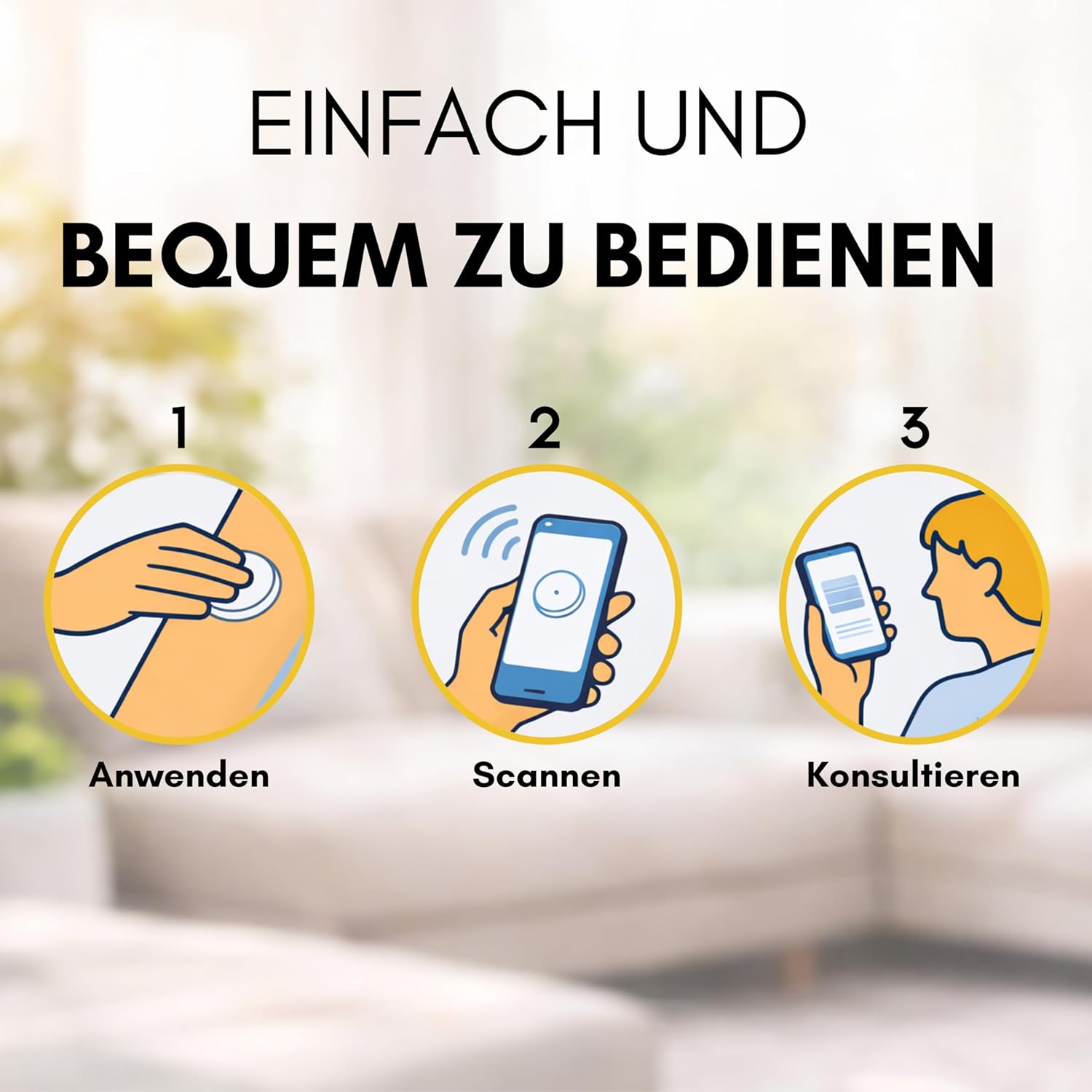 FreeStyle Libre Select Sensor, neues Glukosemesssystem für kontinuierliche Überwachung, 15 Tage – Bild 5
