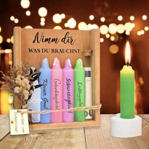 Kerzen Geschenkset für Frauen, Geb...
