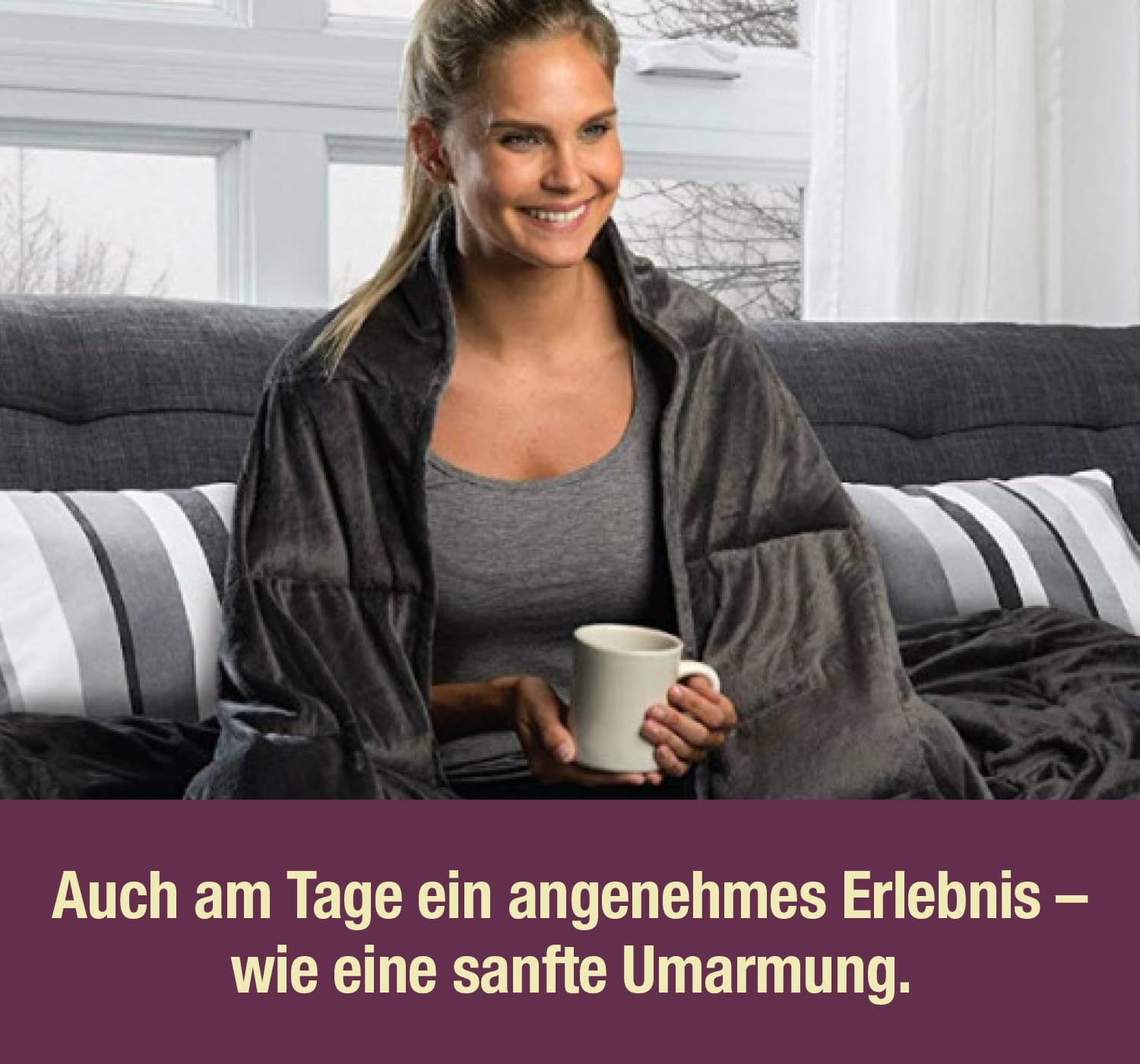 Gewichtsdecke 135 x 200 cm (5,5 kg). Schwere Decke – Therapiedecke – schwere Decke – Gewichtsdecke – Anti-Stress – Gewichtsdecke – Bild 6