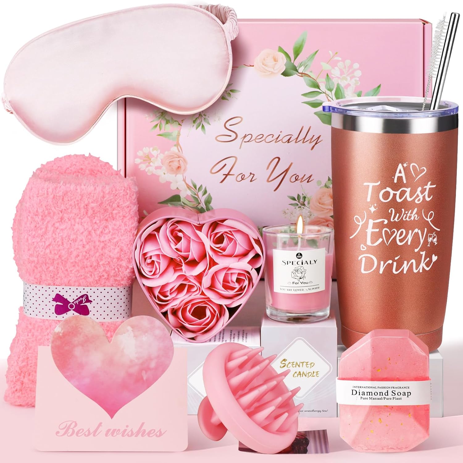 Geschenke für Frauen, Geburtstagsgeschenk für Frauen, Geschenkideen für Schwester, Mutter, Freundin, Geburtstagsgeschenkset, Valentinstag, Muttertag, Weihnachtstag