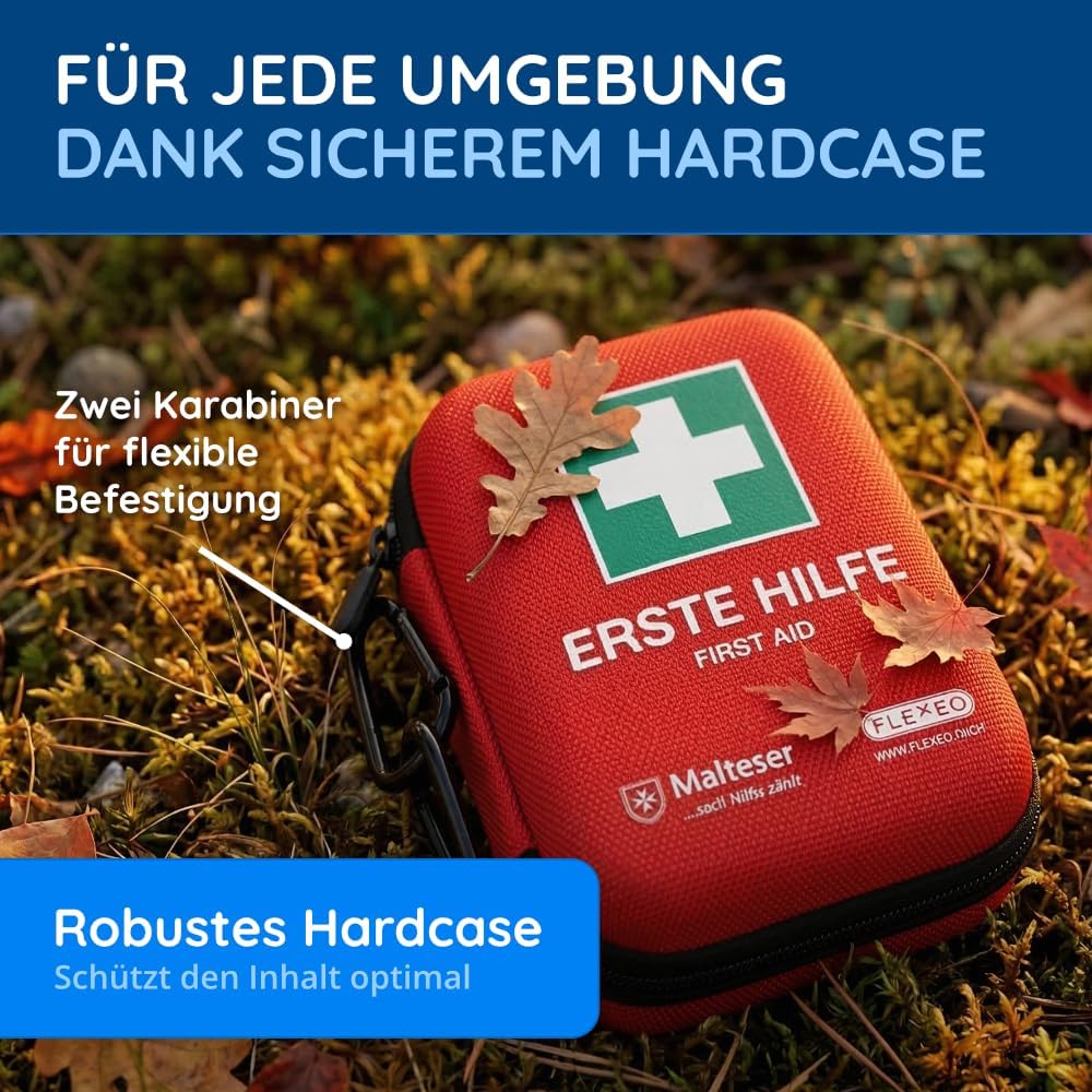 Reise-Erste-Hilfe-Set – ideal für Outdoor, Reisen, Motorradfahren und Sport – entspricht DIN 13167 – Bild 7