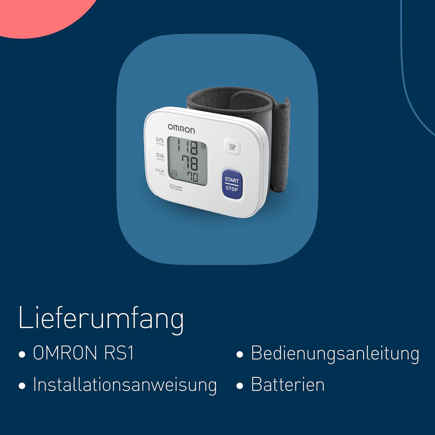 Omron Intelli IT Handgelenk-Blutdruckmessgerät – Bild 8