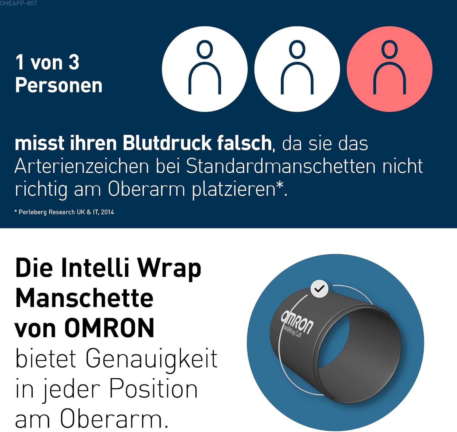 OMRON X3 Comfort AFib Digitales Blutdruckmessgerät, automatisches Oberarm-Blutdruckmessgerät mit Vorhofflimmererkennung, klinisch validiertes Blutdruckmessgerät, Diabetiker & Schwangere, 22-42 cm – Bild 4
