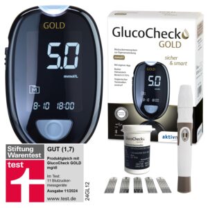 GlucoCheck Gold Blutzuckermessgerä...