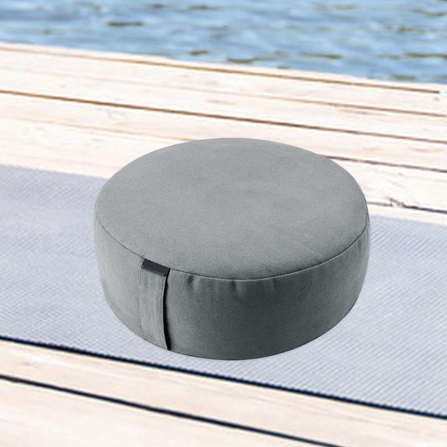 Meditationskissen, Bodenkissen mit Griff, Sitzen auf Dem Boden, Bezug mit – Bild 7