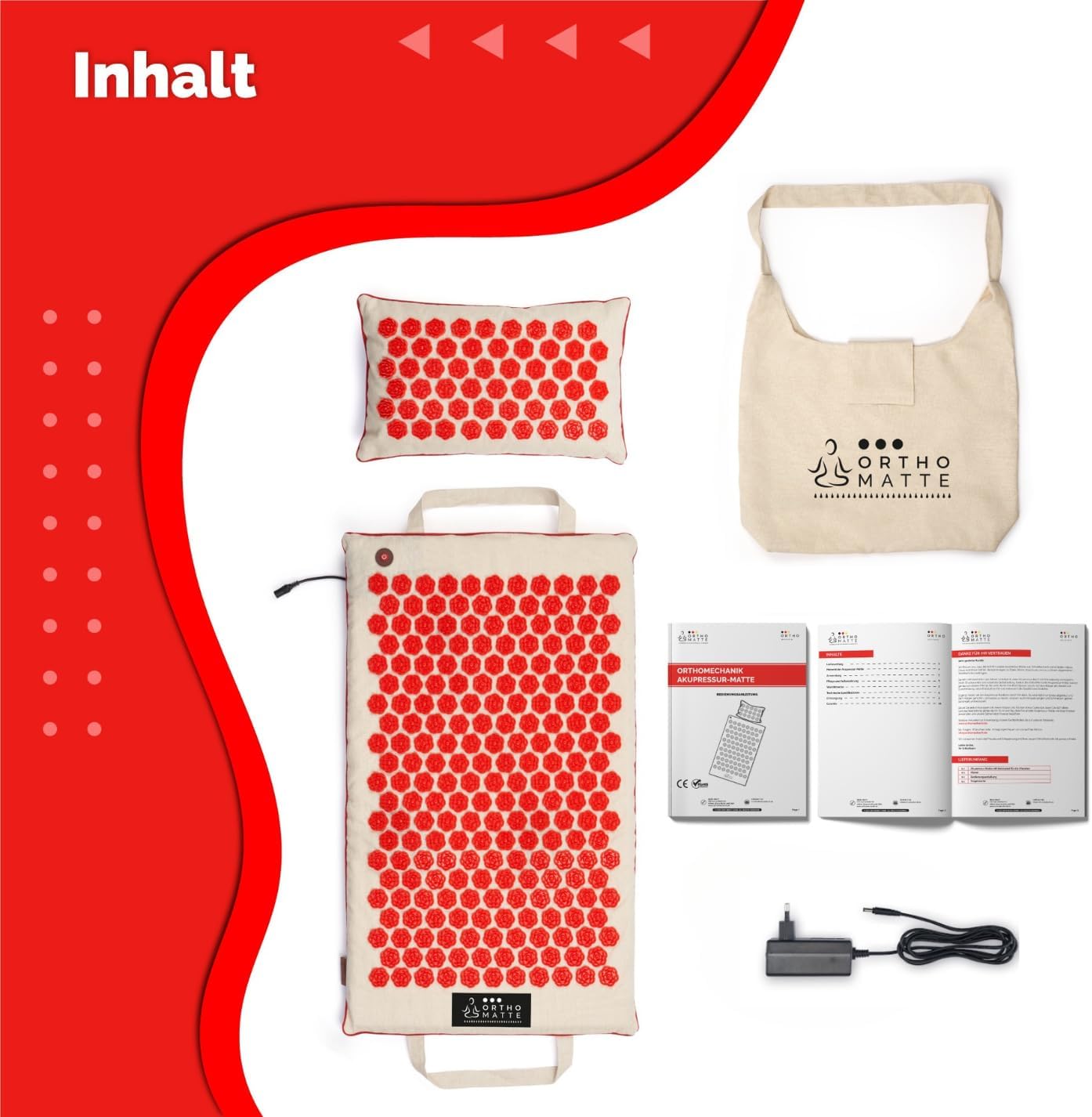 OrthoMatte Akupressurmatte mit Vibrationsfunktion von OrthoMechanik – Bild 6