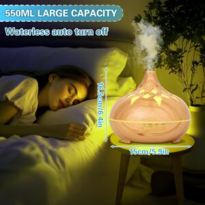 Aromadiffusor 550 ml, Luftbefeuchte...