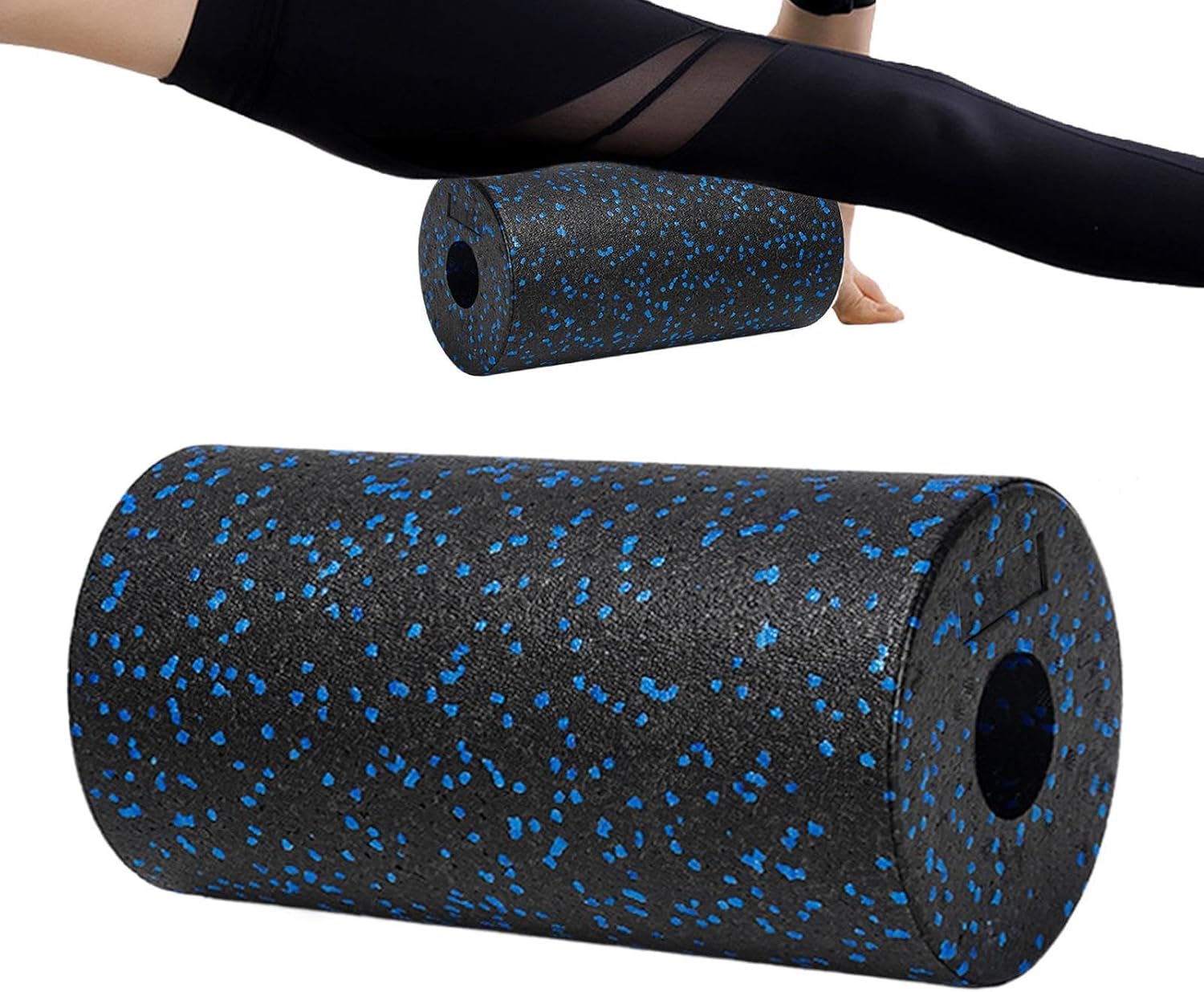 Faszienrolle Schaumstoff mittelhart,30x15cm Rückenmassage Rolle für Füße & Selbstmassage,Effektive Fitness-Rolle für Anfänger & Leistungssportler – Bild 4