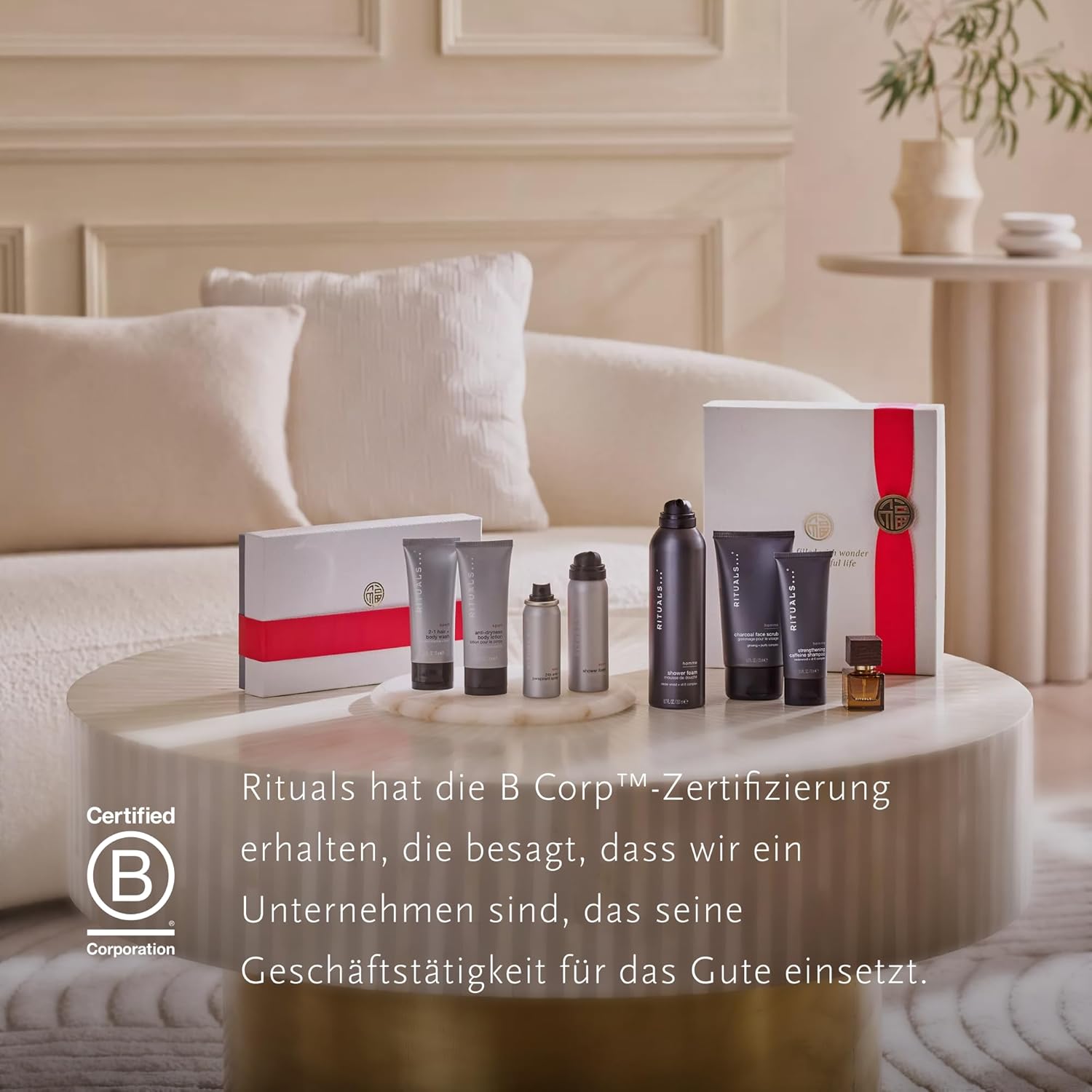 RITUALS Pflegeset für Männer – hochwertige Produkte aus der Homme-Kollektion, einschließlich Duschschaum, Shampoo & Duschgel, Antitranspirant-Spray und Körperlotion – klein – Bild 6