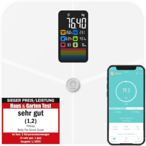 Fitleap Körperfettwaage mit Körpe...