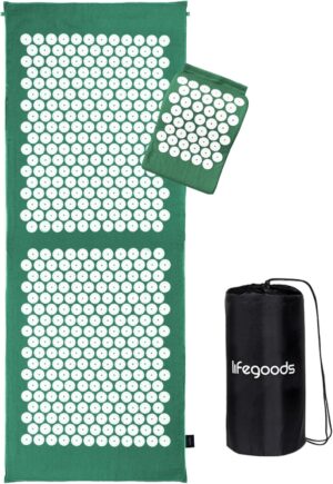 LifeGoods Akupressurmatte XL mit Ki...
