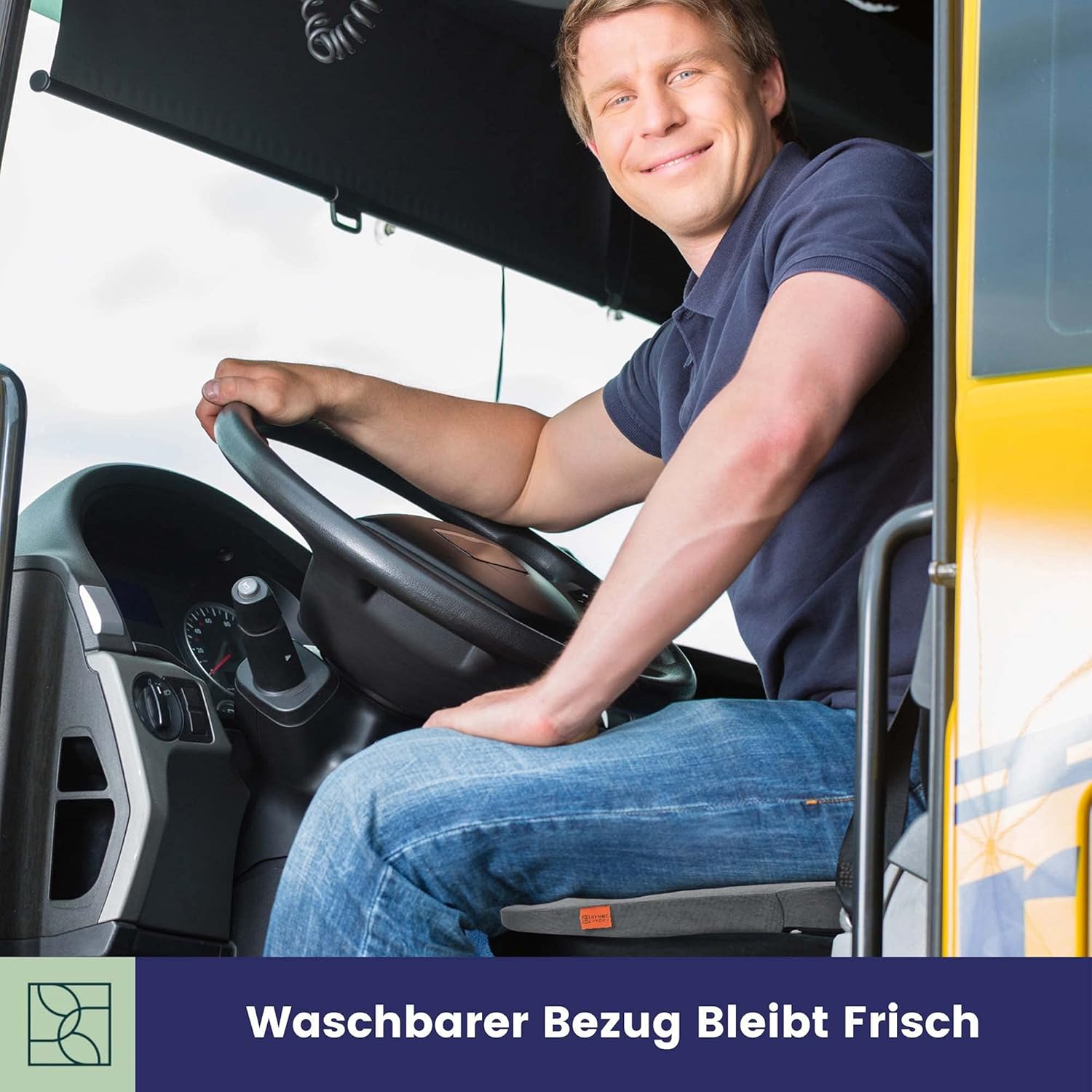 DYNMC You Bequemes Keilkissen-Sitzkissen mit rutschfester Unterseite, ideal für Bürostuhl-Autositze – Bild 9