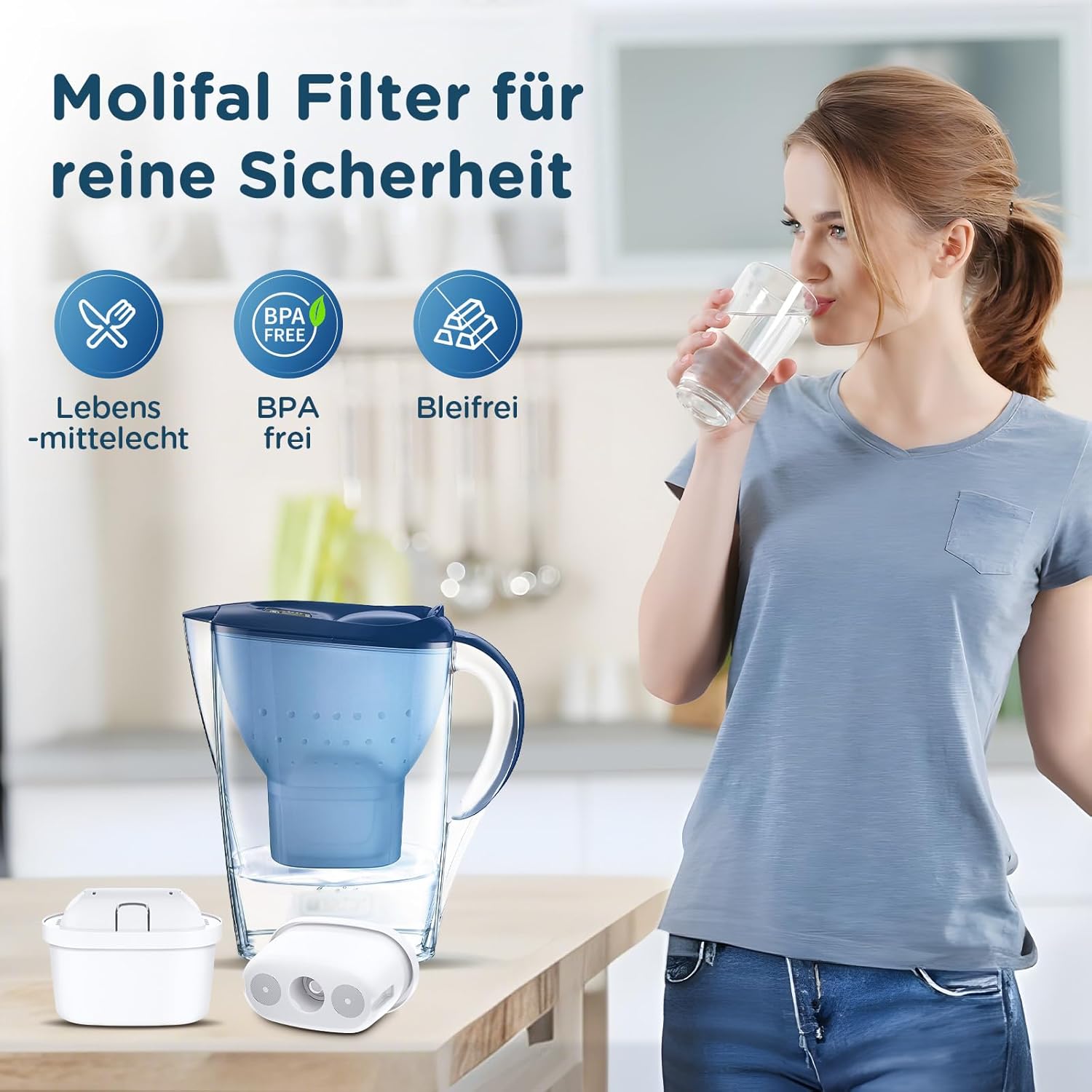 Ersatz für Wasserfilterkartusche, kompatibel mit Brita Maxtra +, Maxtra Plus, Style, Marella, Elemaris (12) – Bild 7