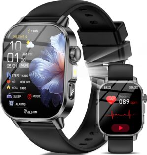 Smartwatch Herren Damen EKG/BI Harn...