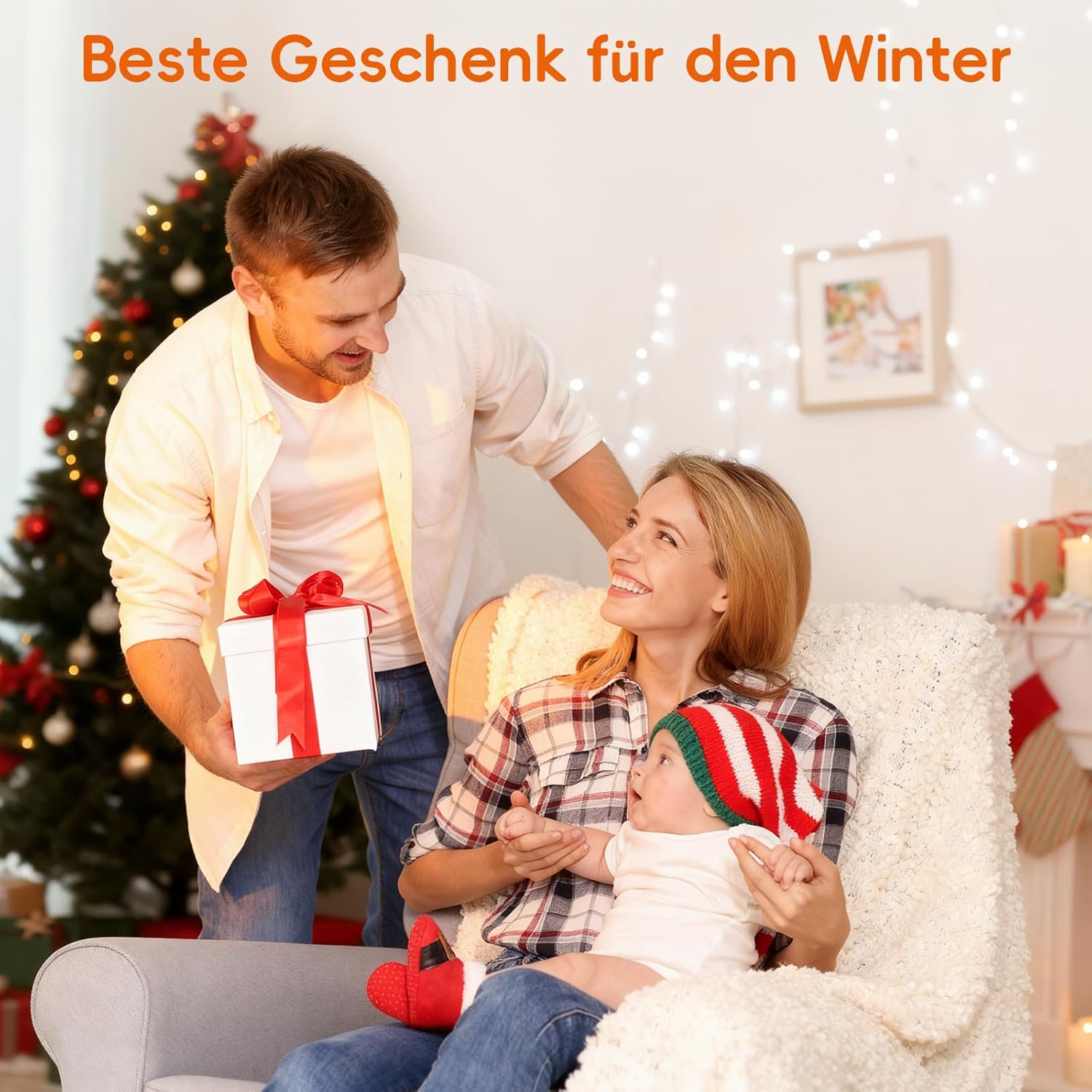 Comfytemp Tageslichtlampe für Schreibtisch, 16.000 Lux, Sonnenlichtlampe, UV-freie Lichttherapie, 19 x 24 cm, Simulation von Tageslicht zur Verbesserung der Schlafstimmung, Konzentration mit Memory-Funktion – Bild 9