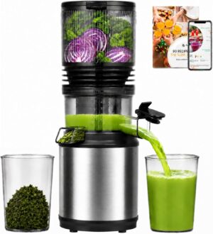 AMZCHEF Slow Juicer – 160 mm XXL-...