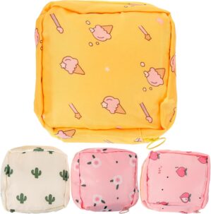 4-teilige Tasche für Damenbinden, ...
