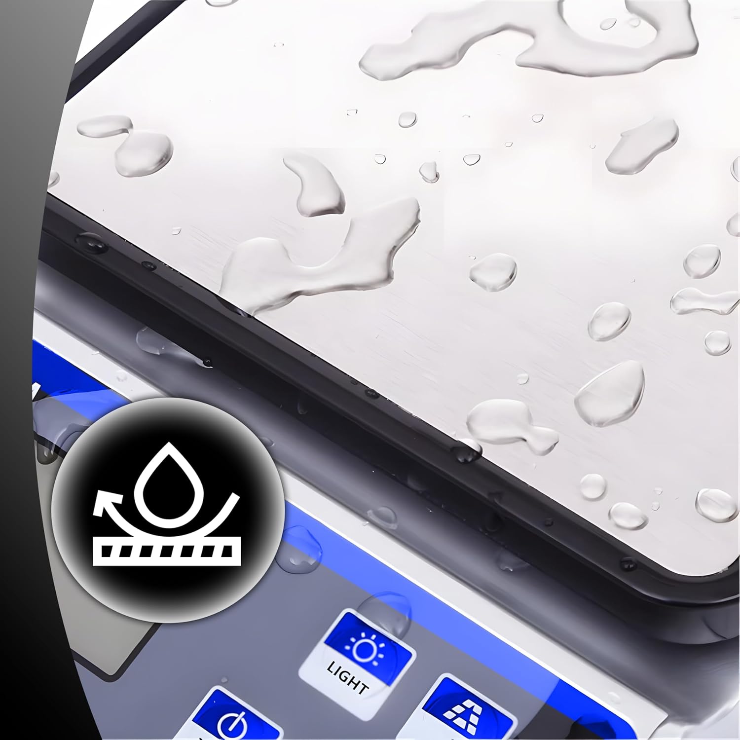 Retoo Digitale Küchenwaage aus Edelstahl, belastbar bis 15 kg, Digitalwaage mit LCD-Display, Waage mit Tarafunktion und Zählfunktion, perfekt für Küche, Laden – Bild 8