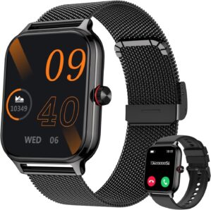LODIMEKE Smartwatch Herren Damen Te...