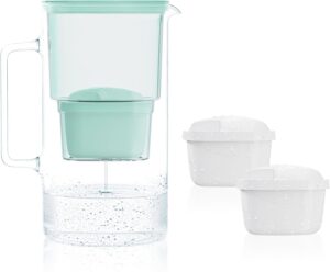 Wessper Wasserfilterkrug Glas 3 L, ...