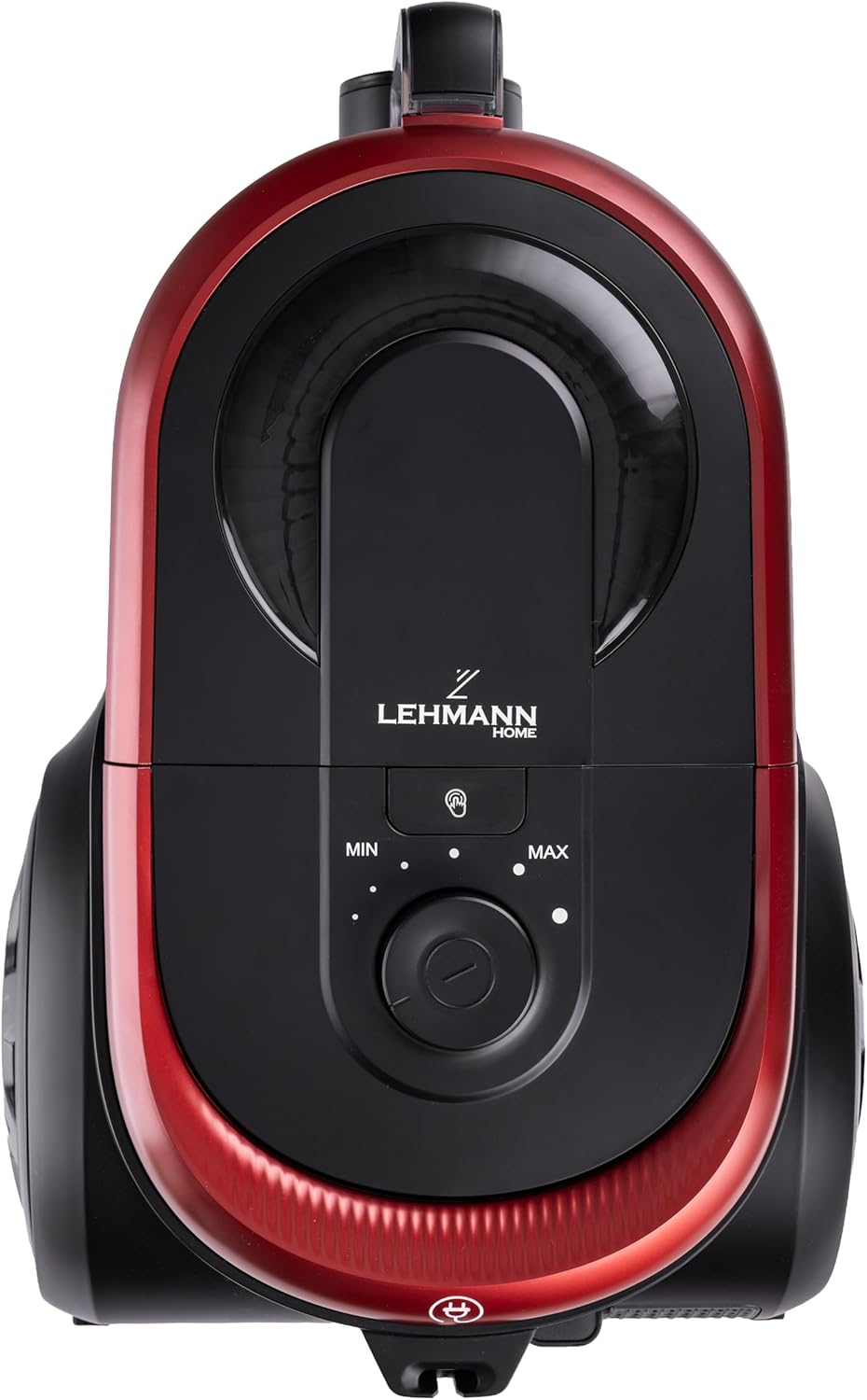 LEHMANN Cyclone Beutelloser Staubsauger, leistungsstark, doppelter HEPA-Filter für Allergiker, 2,5 L Staubbehälter, kompakt, Bodenstaubsauger für Teppich & Hartböden, inklusive Aufsatzset, schwarz/rot – Bild 10