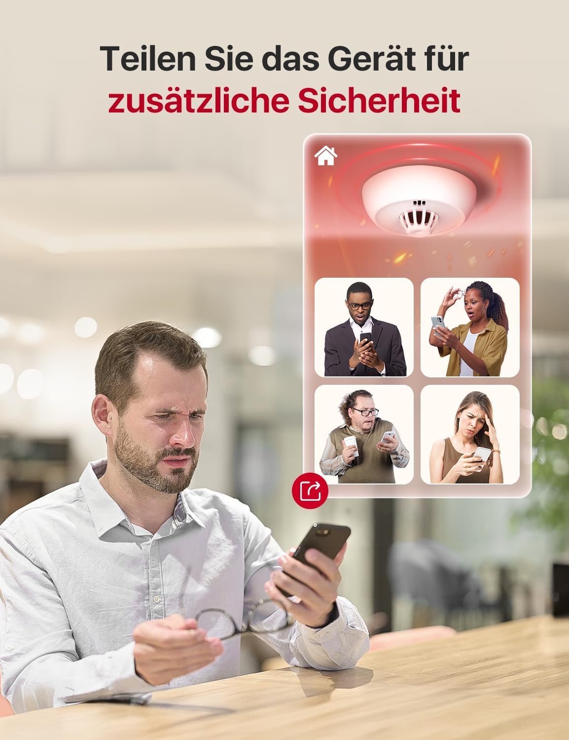Kabelloser vernetzter X-Sense-Wärmemelder mit versiegelter 10-Jahres-Batterie und einfach zu installierendem Wärmemelder, kompatibel mit Basisstation, XH02-M, 2er-Pack – Bild 6