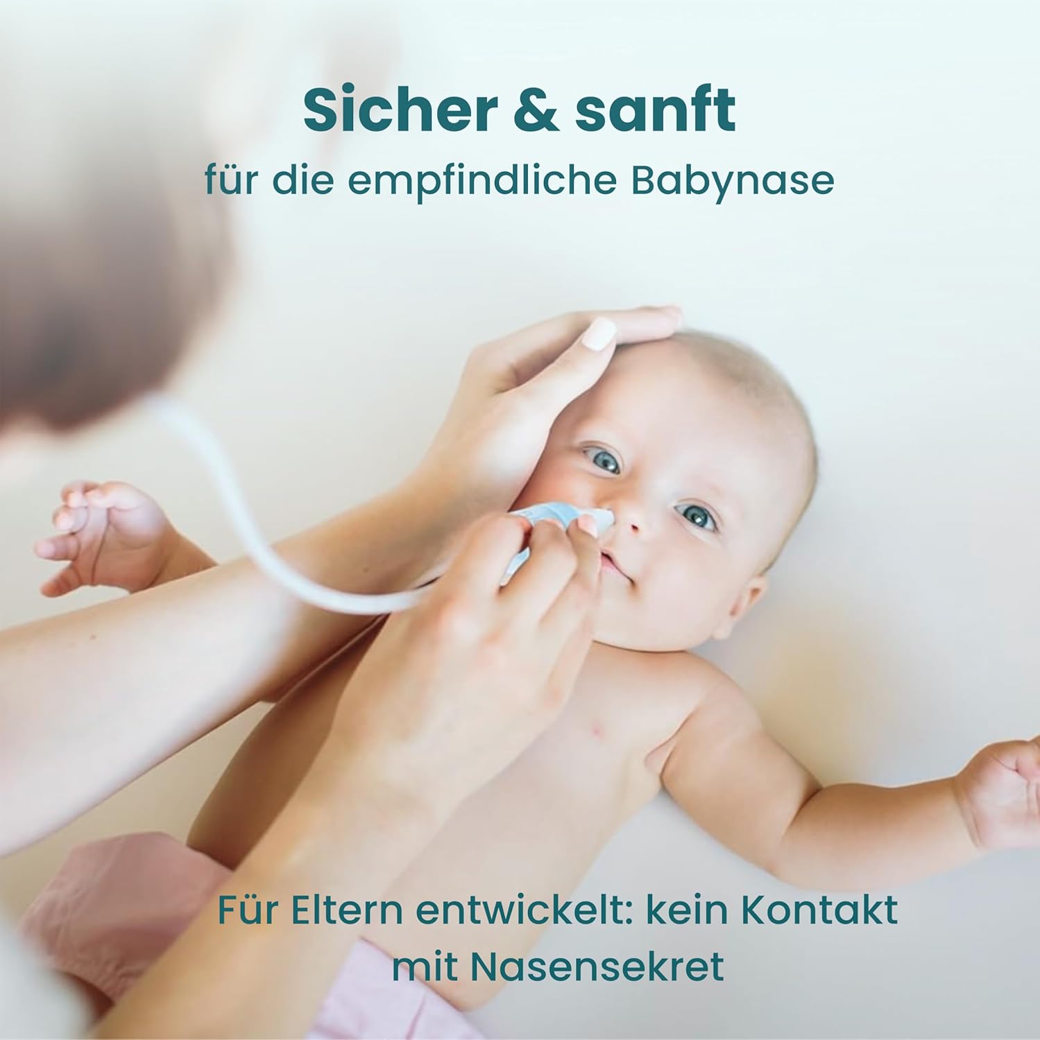 MED Nasensauger für Babys und Kinder – inklusive zusätzlicher Aufsätze und ohne Filter, aus sicherem medizinischem Silikon und wiederverwendbar, Nasensauger für Nasenschleim, Nasensauger für Babys, Säuglinge und Kleinkinder – Bild 2
