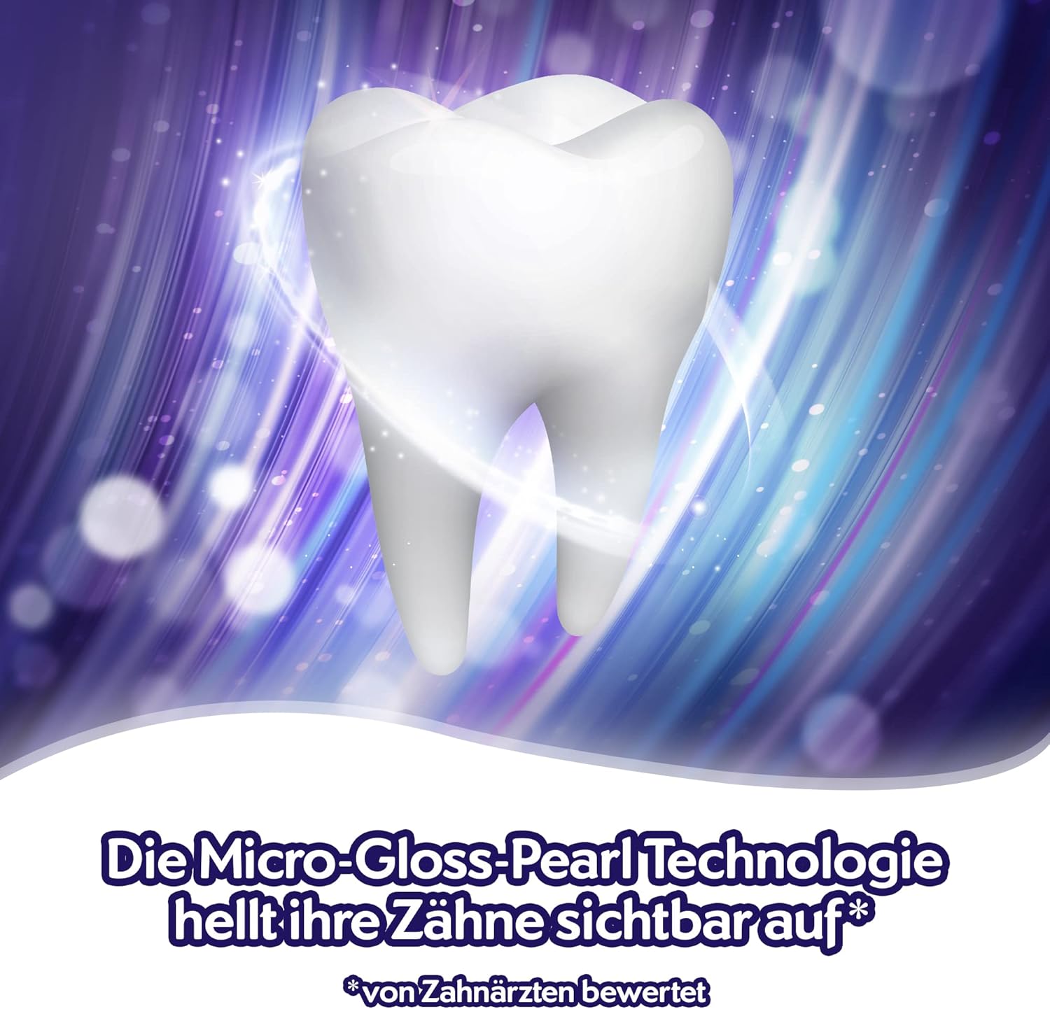 Odol-med3 Zahnpasta White and Shine, aufhellende Wirkung, glatte Zähne, Anti-Verfärbung, Kariesschutz, Zahnpasta für frischen Atem, 75 ml – Bild 4