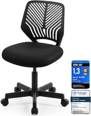Ergonomischer Bürostuhl ohne Armle...