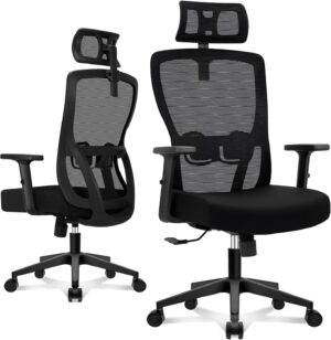 Durrafy Bürostuhl, ergonomischer B...
