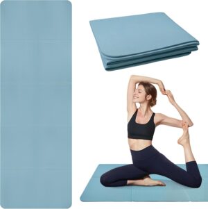 Faltbare tragbare Yogamatte, TPE, r...