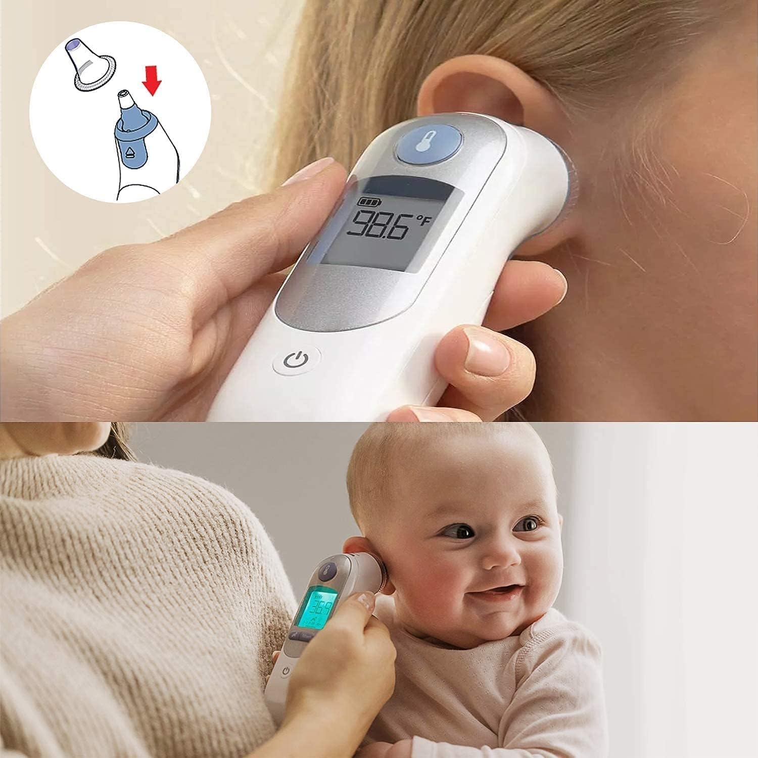 Ersatz-Schutzkappen für alle Braun ThermoScan-Ohrthermometermodelle – Bild 7