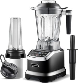 AMZCHEF 2-in-1-Mixer mit zwei Mixbe...