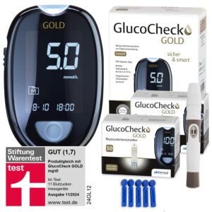 GlucoCheck Gold Blutzuckermessgerä...