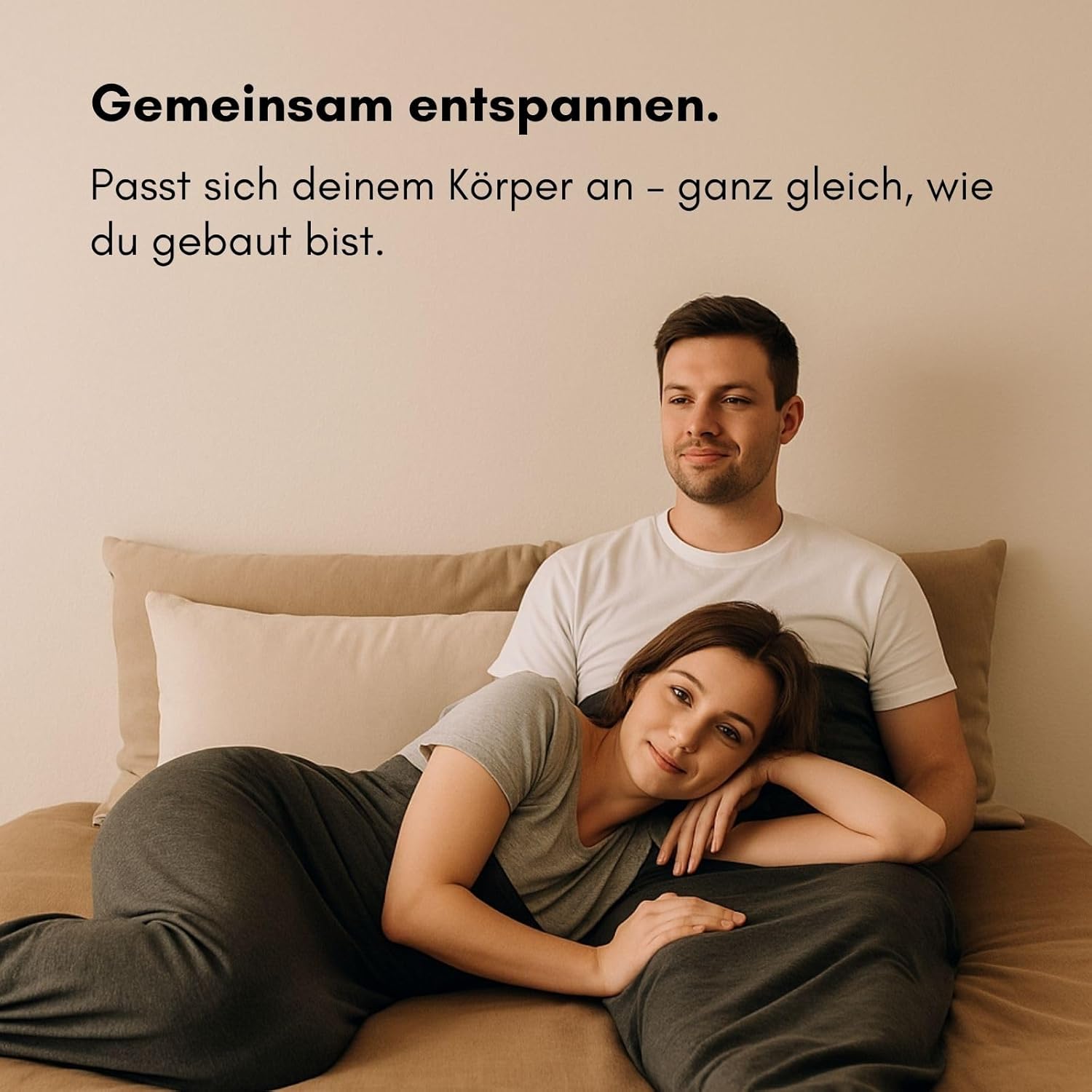 Rivello Somnia Schlafdecke – sanfte Kompression wie eine Umarmung | Ultraleicht und atmungsaktiv | Alternative zur Gewichtsdecke | Für Erwachsene und Kinder | 4 Größen (S - 145 cm) – Bild 3