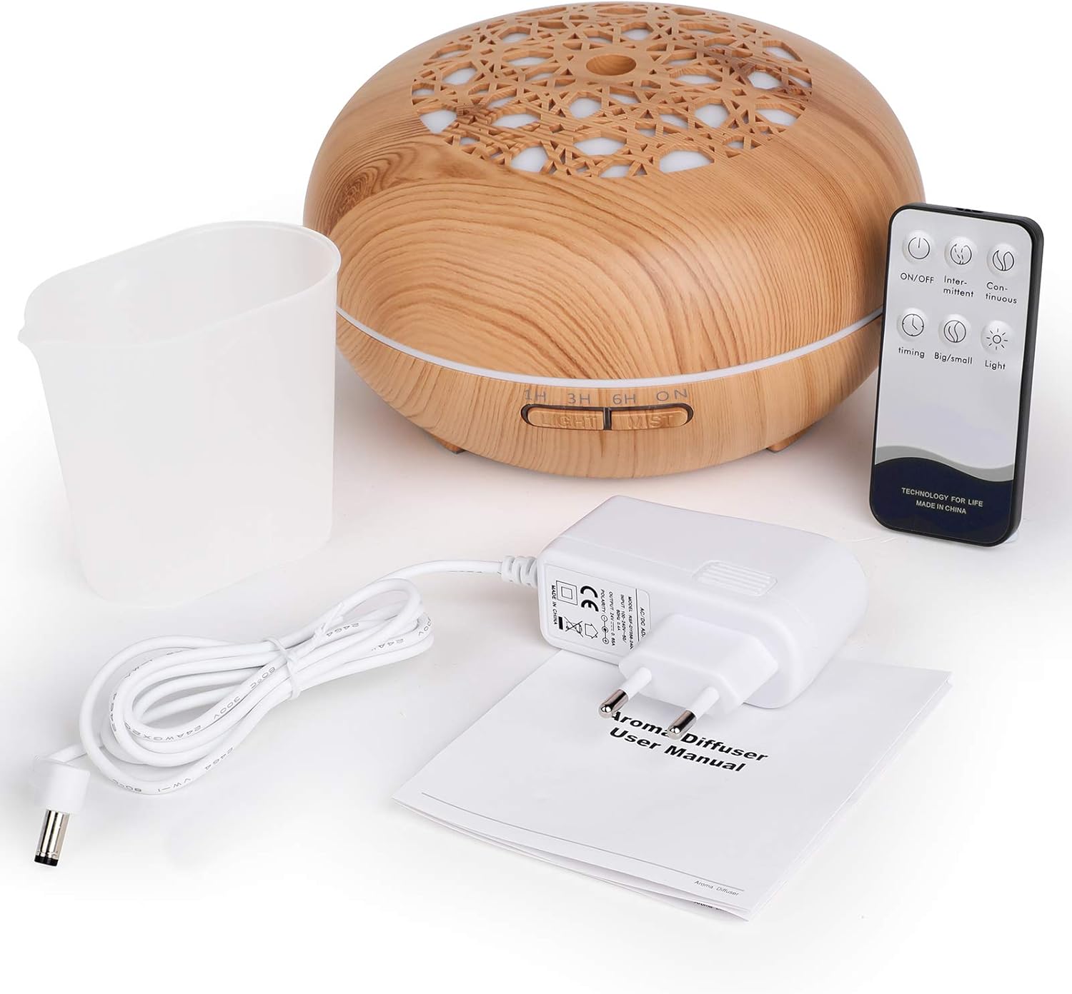 WD&CD Aromadiffusor Luftbefeuchter 550 ml mit Fernbedienung – Bild 7