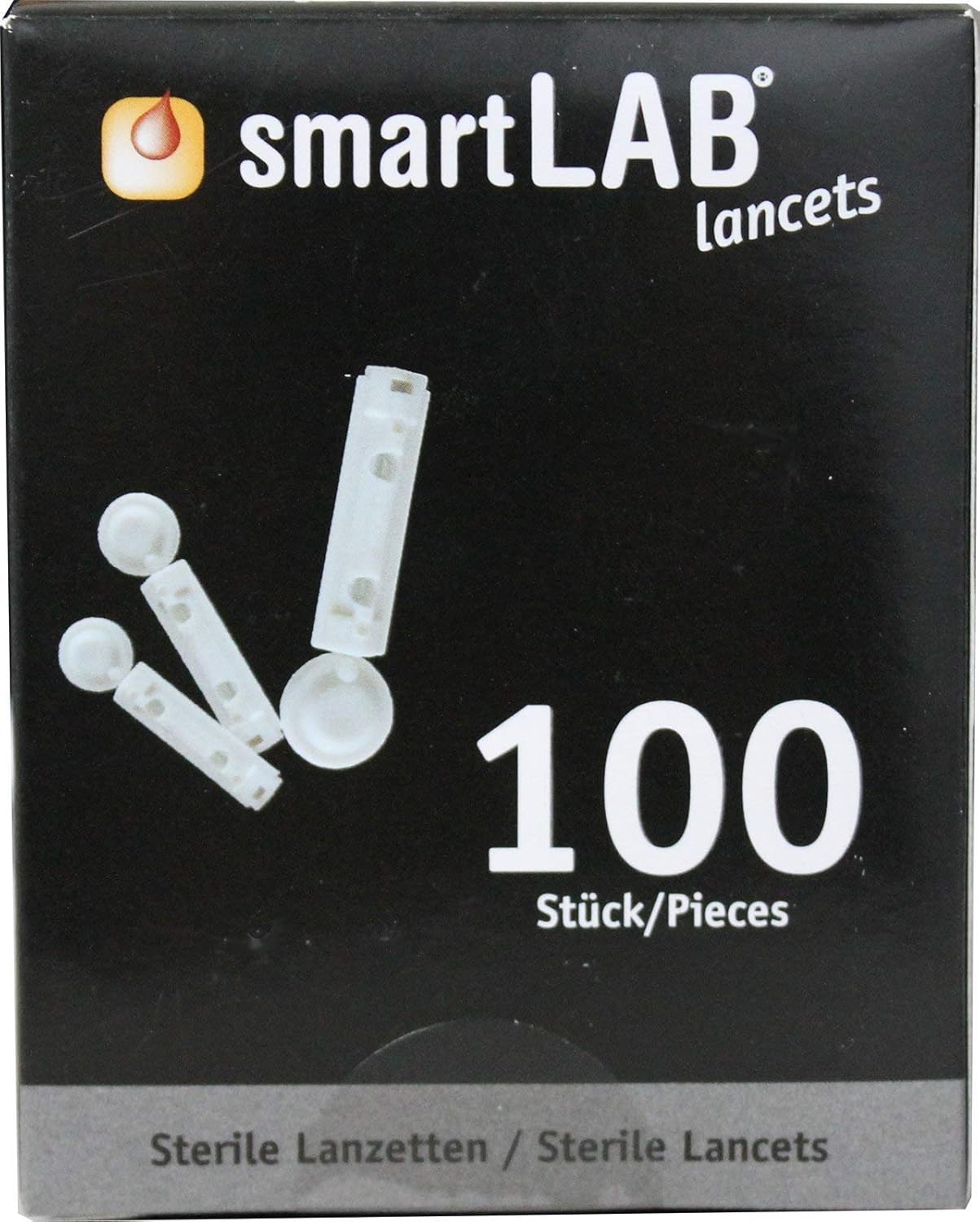 smartLAB Genie Blutzuckermesssystem Bundle | Mess-Kombi-Set mit 100 Blutzucker-Teststreifen und 100 Lanzetten für das tägliche Diabetes-Blutzucker-Messsystem | Präzise Blutdruckmessung mit großem Display – Bild 7