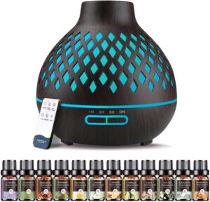 Aeshory 550 ml Aromadiffusor mit 12...