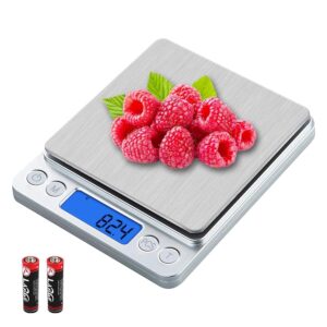 UNIWEIGH Digitale Küchenwaage, 3 k...