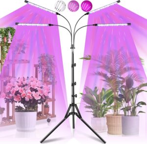 Railee Pflanzenlampe LED mit Ständ...