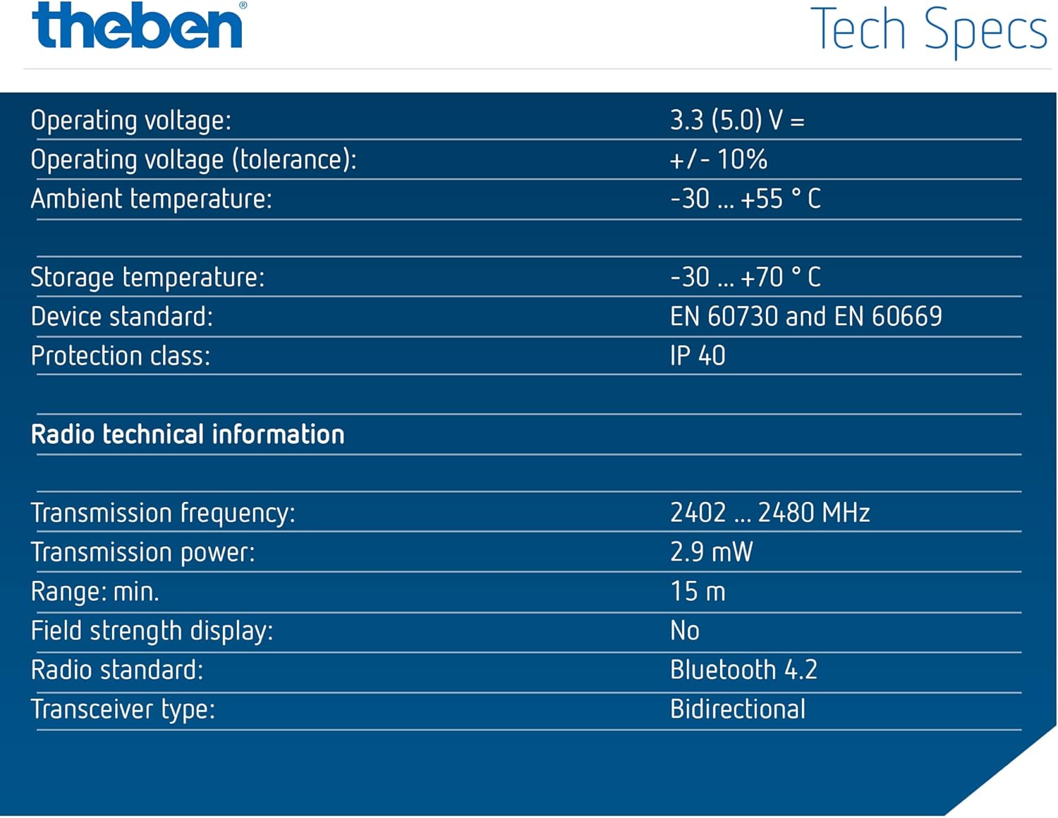 Theben TR Timer, weiß, BT OBELISK top3 – Bild 7
