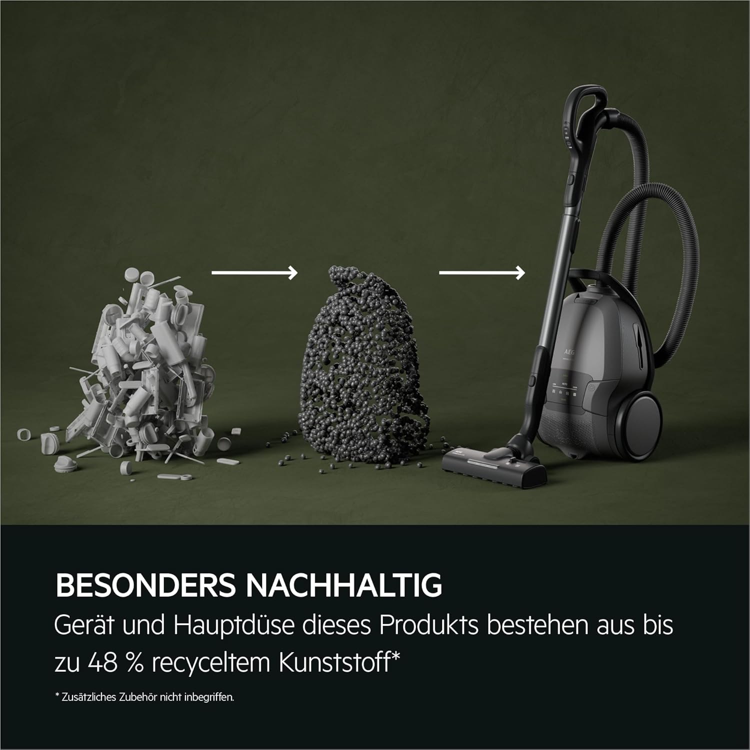 AEG Animal 8000 Staubsauger mit Beutel, Testsieger der Stiftung Warentest, hohe Saugleistung, Auto-Modus, 48 % recycelter Kunststoff, Tierhaardüse, HEPA-Filtration, 12 m, LED-Licht, AB81A2DG – Bild 14