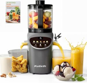 Entsafter, 450W Slow Juicer, Saftpr...