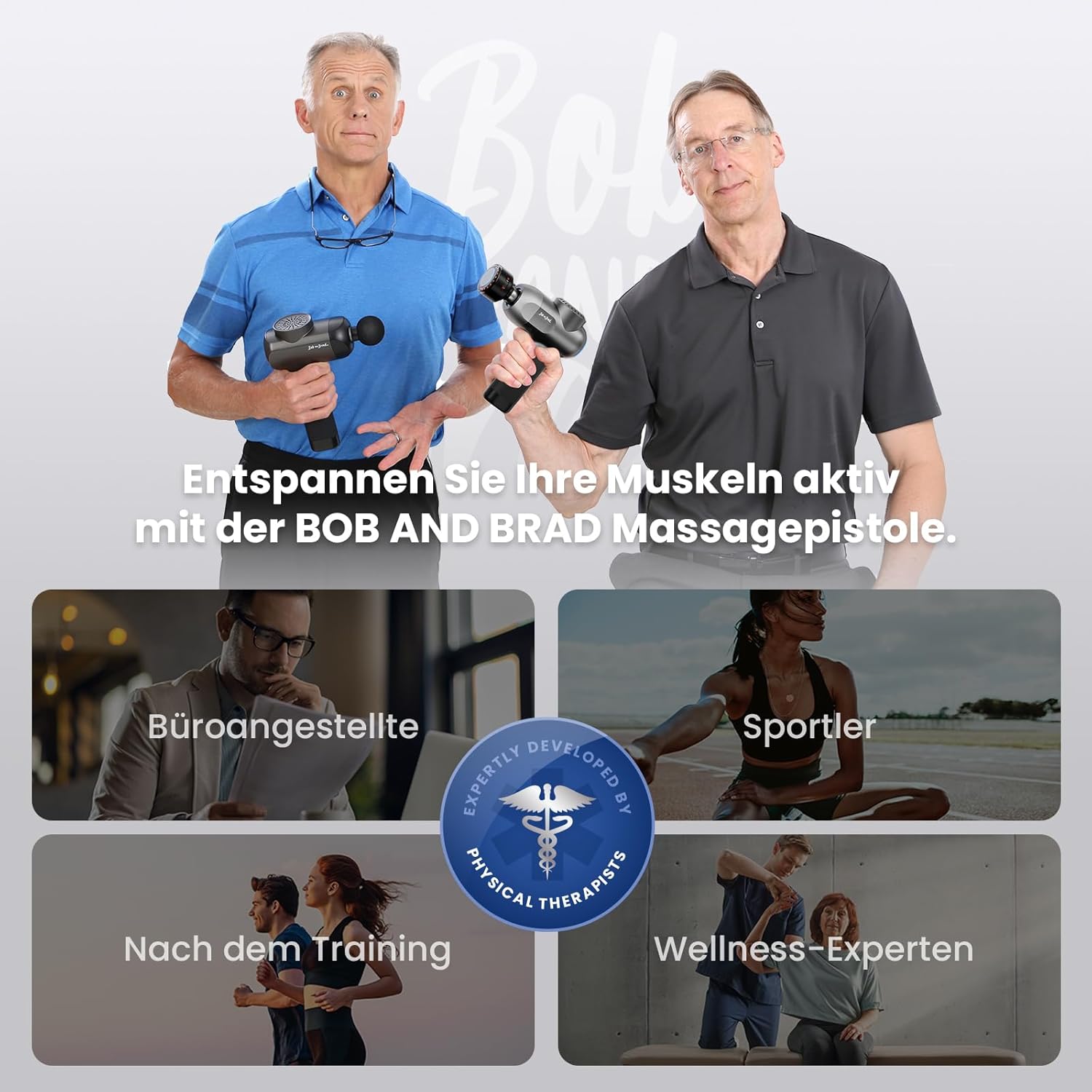 BOB AND BRAD C2 Ultra Massagepistole mit Wärmefunktion und Rotlichttherapie, tragbare Massage-Massagepistole, Muskelmassagepistole für Zuhause, Fitnessstudio, Erholung und Schmerzlinderung – Bild 9
