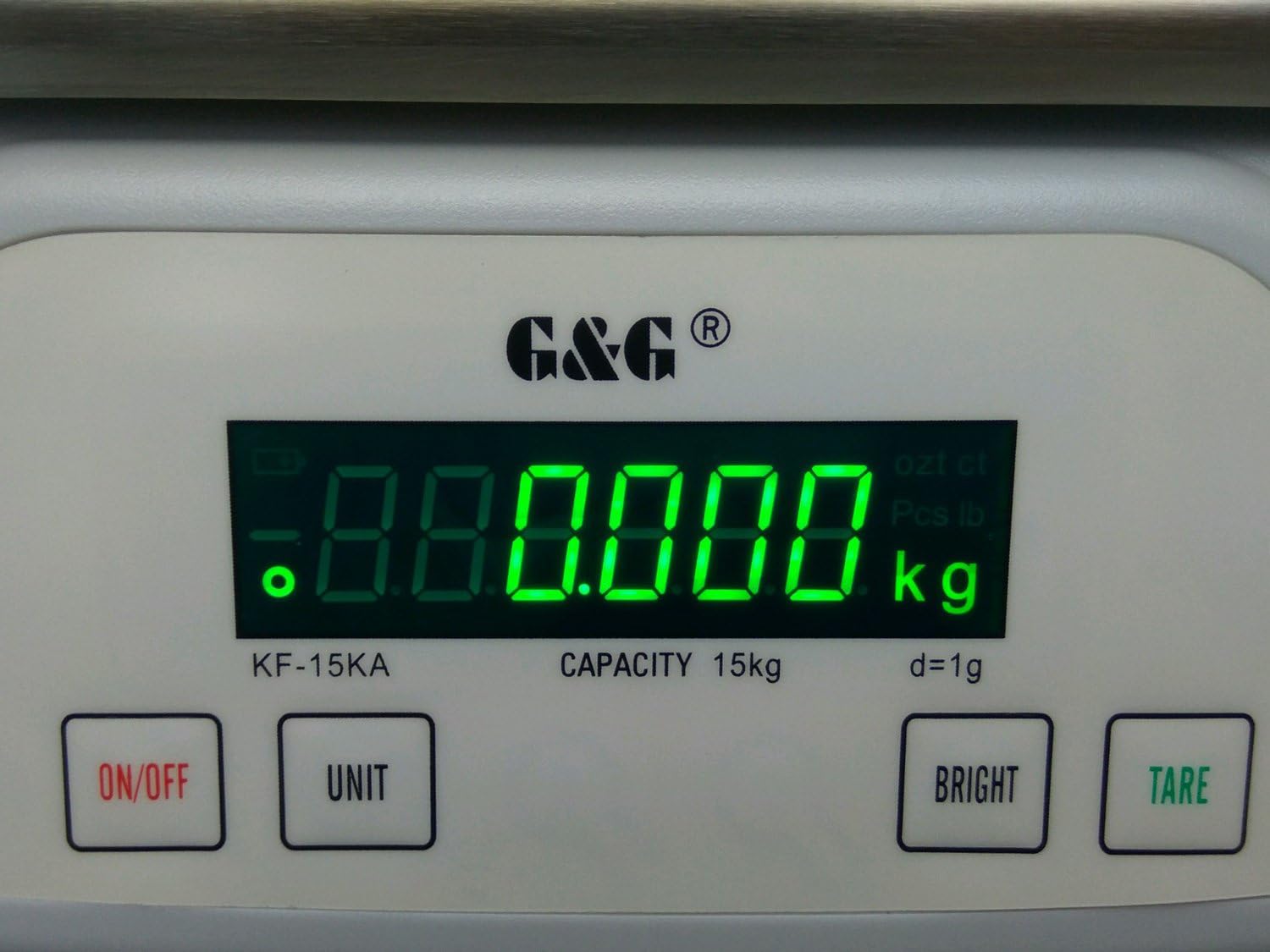 G&G KF15 kg / 1 g Buchstabenwaage Präzisionswaage LED (KF-15KA) – Bild 5